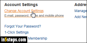 Change / add cell phone number to your Amazon account