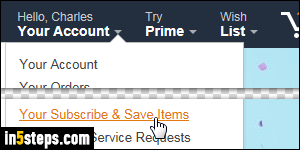 Skip delivery or cancel an Amazon Subscribe & Save item