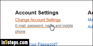 Change email address for your Amazon.com account