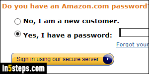 Change your Amazon password