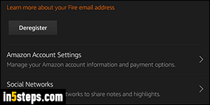 Change Amazon password - Step 5