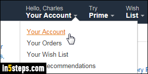 Change shipping address in Amazon order/change default