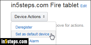 Change default Kindle/Fire tablet or app - Step 4