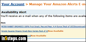 amazon how to turn off email notifications