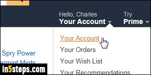 Disable Amazon one-click - Step 2