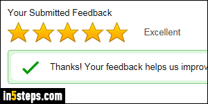Leave feedback to Amazon seller - Step 6