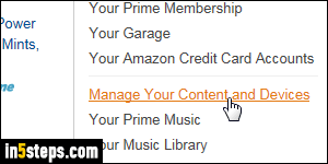 Rename devices on Amazon.com - Step 2