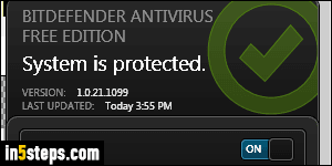 bitdefender antivirus is snoozed windows 10