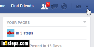 Change name on Facebook - Step 2