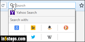 Add search engine to Firefox - Step 1