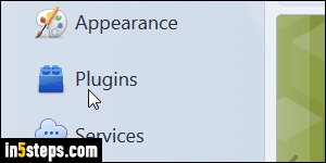 Disable plugins in Firefox - Step 3