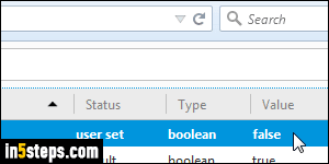 Disable JavaScript in Firefox - Step 4