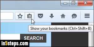 Import Chrome bookmarks to Firefox - Step 2