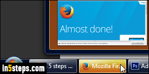 Minimize Firefox to system tray - Step 1