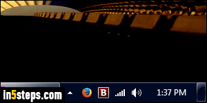 Minimize Firefox to system tray - Step 4