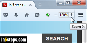 Firefox mac zoomen