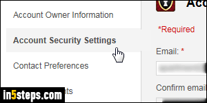 Change GoDaddy password - Step 4