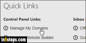 Check GoDaddy domain expiration date - Step 2