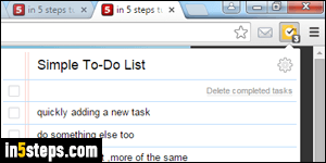 Assign keyboard shortcut to Chrome extension - Step 1