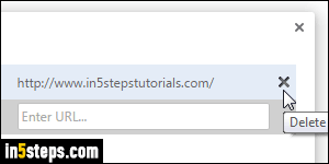 Auto-load sites when you open Chrome - Step 5