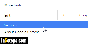 when i open google chrome it opens yahoo