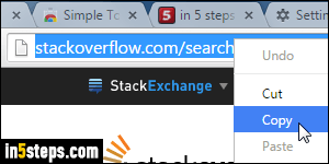 Create custom search engine in Chrome - Step 2