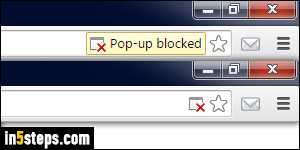 Disable Chrome popup blocker - Step 1