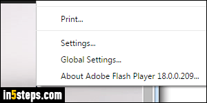 disable flash for chrome