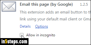 Email link from Chrome - Step 4