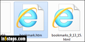 Import bookmark file into Chrome - Step 2