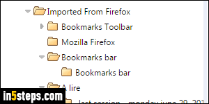 Import Firefox bookmarks to Chrome - Step 1