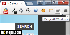 Merge Chrome windows - Step 4