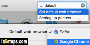 Set Chrome as default browser - Step 5