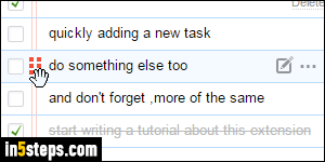Simple Todo List extension - Step 4