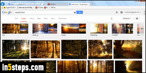 Find wallpaper on Google Images - Step 1