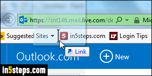 shortcut for toolbar in internet explorer mac