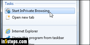 Automatically clear IE history - Step 2