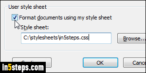 Change font size in IE - Step 5