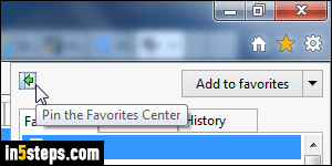 Delete IE Favorites - Step 2