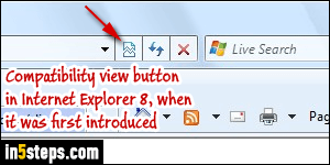 compatibility mode internet explorer 10