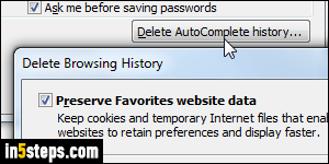 Disable AutoComplete in IE - Step 5