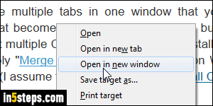 Open links in new IE tab - Step 2