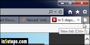 Set IE new tab URL - Step 4