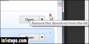 View IE downloads - Step 5