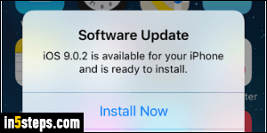 Check for iOS updates - Step 1