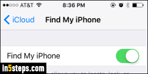 enable find my iphone without device