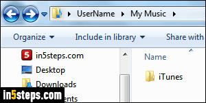 Change your iTunes library location on Windows 7 / 10