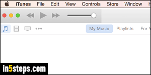 Show iTunes menus - Step 2