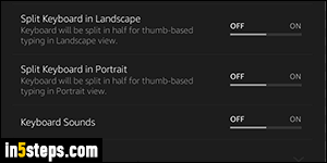 Disable auto-correct on Kindle Fire - Step 5