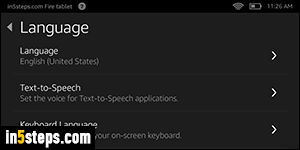 Disable auto-correct on Kindle Fire - Step 6
